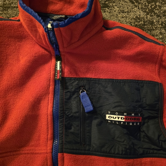 🔥🔥Y2k ZIP UP Tommy Hilfiger fleece jacket🔥🔥 - Picture 4 of 7